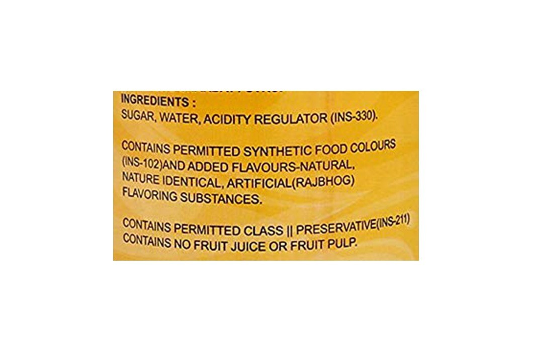 Raj Mandir Rajbhog Syrup    Plastic Bottle  750 millilitre
